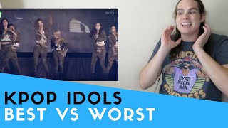 Voice Teacher Reacts to Kpop Idols WORST vs. BEST Live Vocals