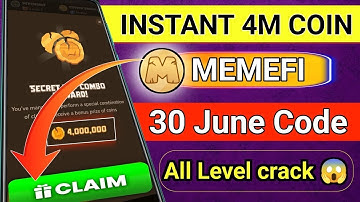 🔥🔥Memefi ( Level 5 ) Today 4,000,000 Coins Code,Memefi Secret tap combo Reward,Memefi New Update