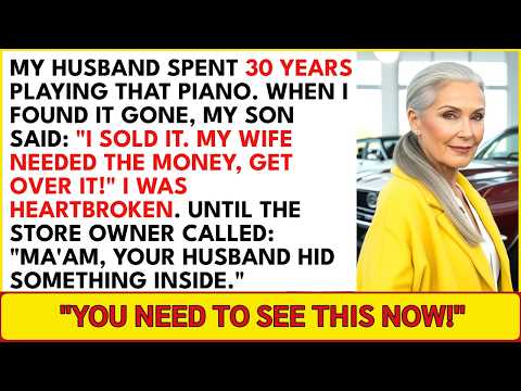 My Son Sold My Late Husband's Piano to Pay for His Wife's Dream Home. The Music Store Owner Calle...