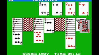 Showcase of "Play Cards" (AKA "Solitaire"), made by Waixing for the NES // Three plays screenshot 2