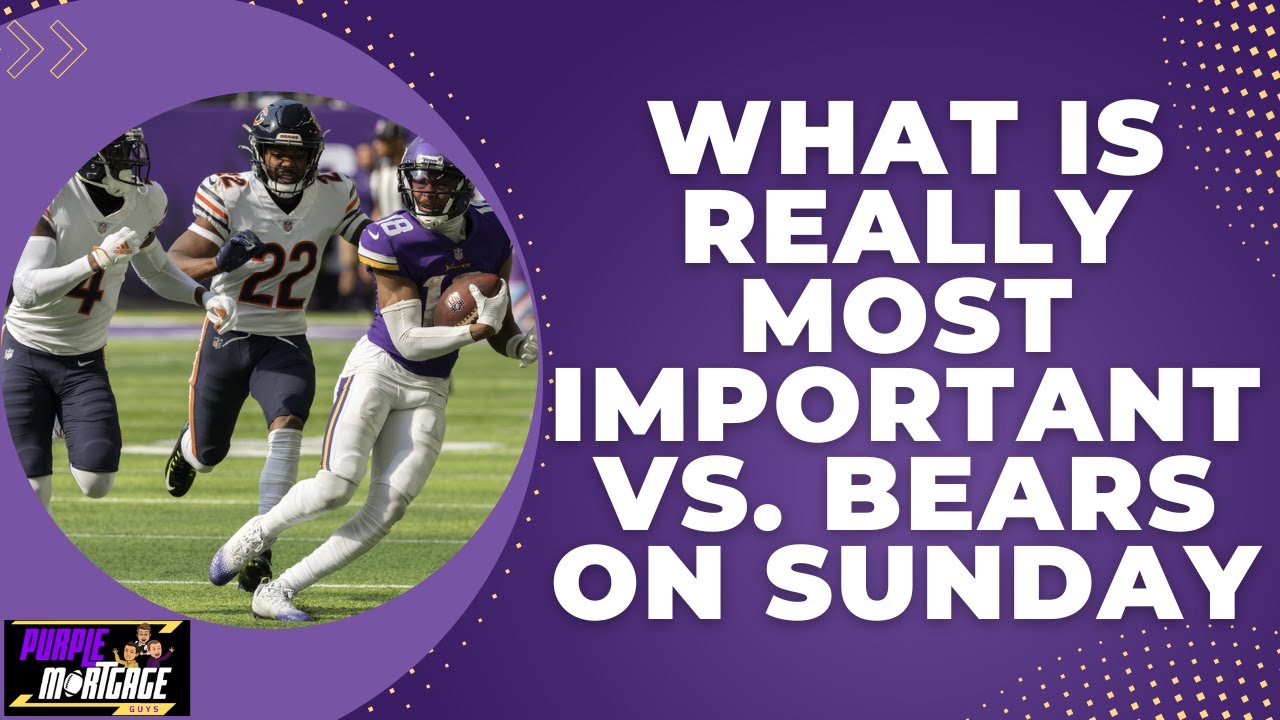 Here's what REALLY matters in the Bears game on Sunday! - YouTube