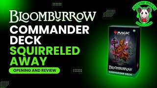 Unboxing Magic: The Gathering Bloomburrow Commander Deck – Squirreled Away