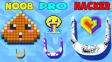 NOOB vs PRO vs HACKER - Collect Cubes