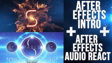 After Effects Logo Animation - Custom Audio React - S Pablo (No 3rd Party Plugin Used)