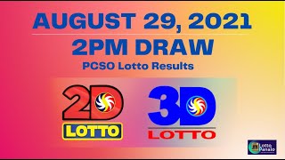 WATCH: PCSO 2 PM Lotto Draw, August 29, 2021 screenshot 2
