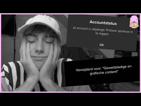 MIJN TIKTOK ACCOUNT IS VERWIJDERD!! ???