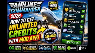 Airline Commander 2026 - How To Get Unlimited Credits in Airline Commander Mod APK screenshot 4