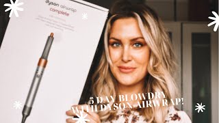 WHAT NO ONE IS TELLING YOU ABOUT THE DYSON AIRWRAP - 5 day hair vlog, how to and review