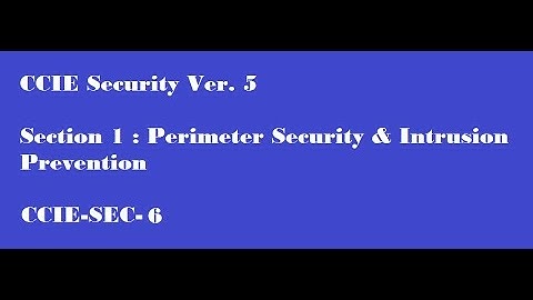 CCIE Security Ver. 5- Section 1- Cisco ASA-9.6.1 - Part-6 -Static NAT