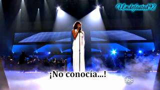 Whitney Houston - I Didn&#39;t Know My Own Strength 2009 [Subtitulada al Español]