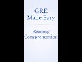 Reading Comprehension
