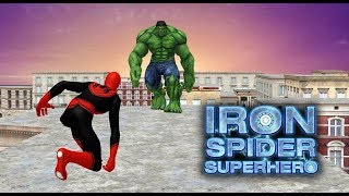 ► Rope Superhero Flying Spider Rescue - Iron Spider Superhero Battle screenshot 5