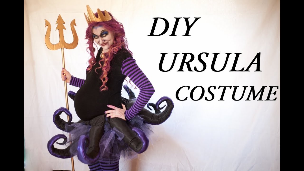 How To Make A Homemade Ursula Costume! - YouTube