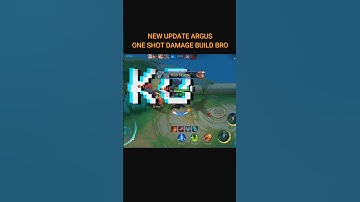 NEW UPDATE‼️ARGUS ONE SHOT DAMAGE BUILD BRO #ARGUS #Shorts #MLBB #mobilelegends
