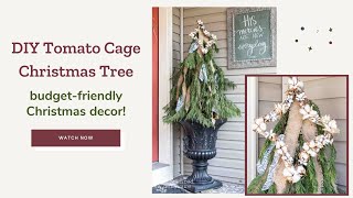 DIY Tomato Cage Christmas Tree by Reinvented Delaware 3,180 views 6 months ago 15 minutes