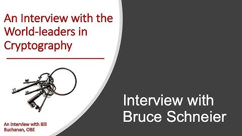 An Interview with Bruce Schneier