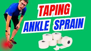 How to Strap an Ankle Sprain | Sports Taping for Lateral Ankle Injury