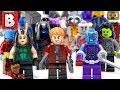 Every LEGO Guardians of The Galaxy Minifigure Ever Made!!! + Rare SDCC Collector Minifig!