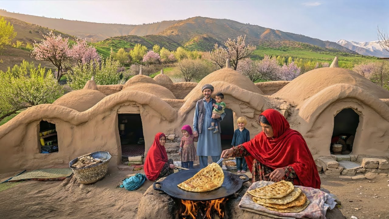 How Afghan Villagers Make Bolani With No Modern Tools