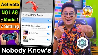 AI Trick to Convert Normal Phone into Gaming Beast | Best PRO Gaming Settings Smartphone Free Fire screenshot 5