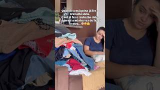 Aí fica complicado 🤣🫠                      #viral #donadecasa #humor #casa #roupas