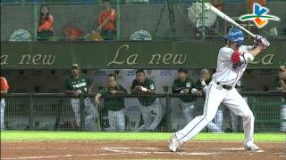 130904 CPBL 獅VS猿 3下 謝炫任內野安打 Lamigo打破鴨蛋 5:1