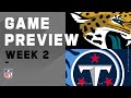 Jacksonville Jaguars vs. Tennessee Titans Week 2 NFL Game Preview