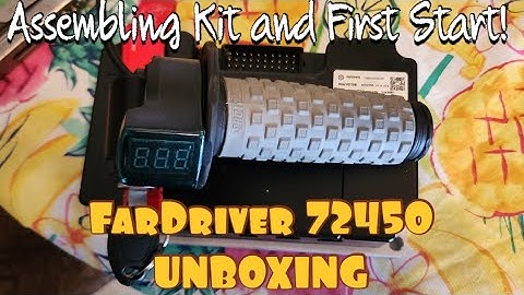 Unboxing and First Start of Fardriver 72450 - Ec4P - 72v Powered Razor RSF650