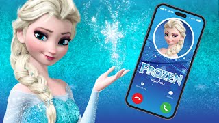 ELSA FROZEN - Phone Call ❄️ She has something to tell you 👀 Resimi