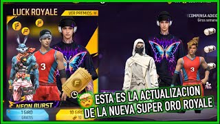 Nueva Super Oro Royale Gratis Actualizacion del 9 Aniversario en FF Latam 🧐 | JORGEPLAYED