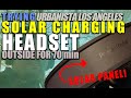 TRYING Solar Charging Headset in the sun | URBANISTA Los Angeles 2021