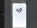 Professional modern logo - illustrator #shorts #viral #shortsvideo