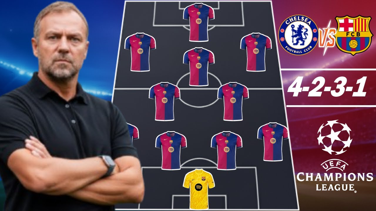 LEAKED! Barcelona Lineup Prediction vs Chelsea – UCL 25/26 🔥
