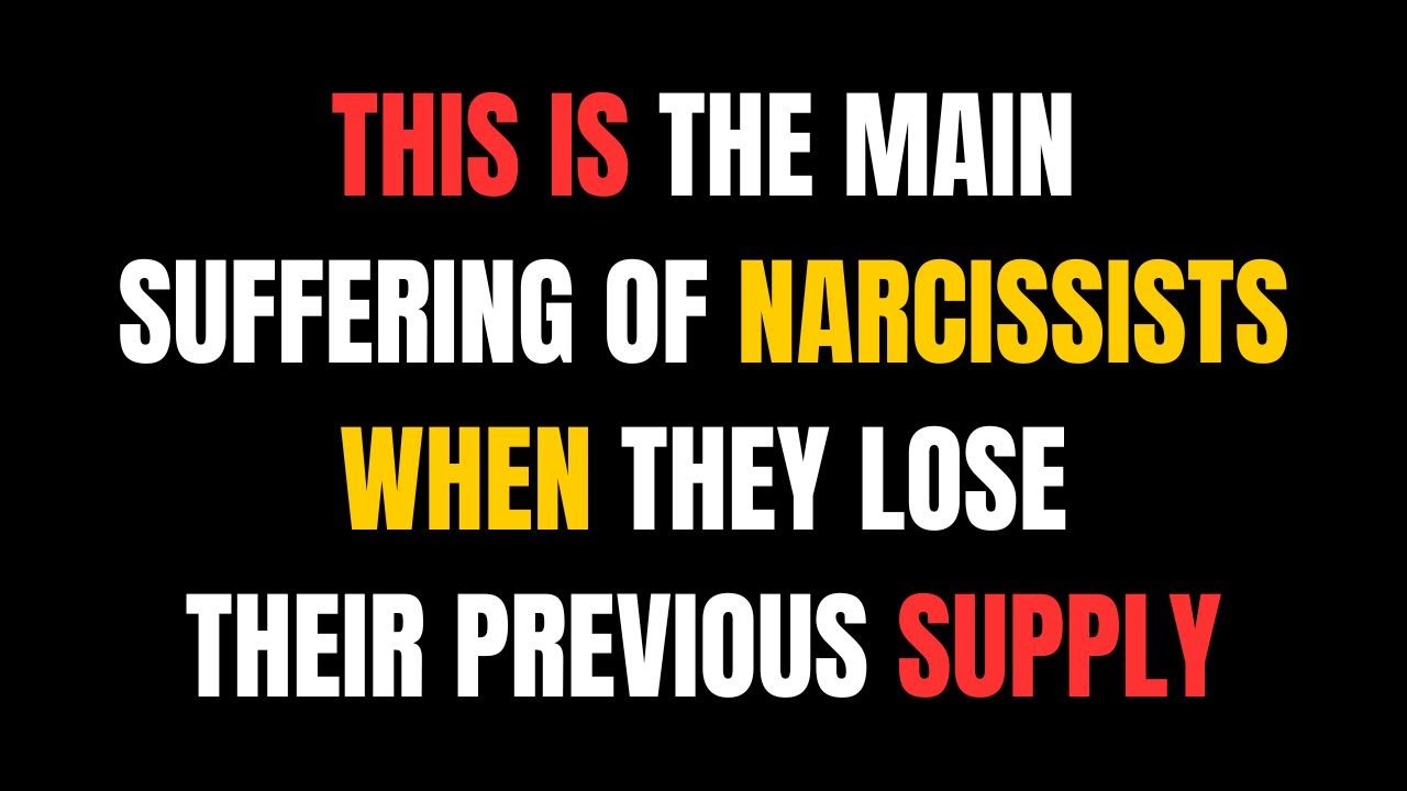 This is the Main Suffering of Narcissists When They Lose Their Previous ...