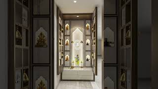 Mandir Design Ideas | mandir om design with lights | puja mandir design for home.
