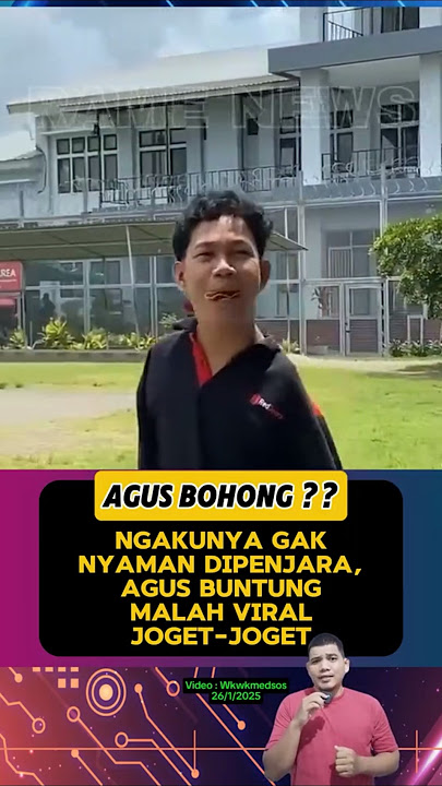 Agus buntung joget-joget di lapas (26/1) #berita #agusbuntung #penjara #joget #agus