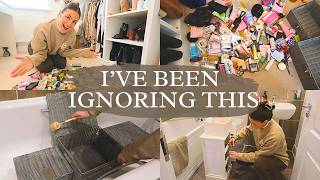 CLEAN &amp; DECLUTTER WITH ME | realistic spring reset, organising &amp; decluttering my home