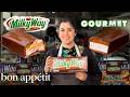 Pastry Chef Attempts to Make Gourmet Milky Way Bars | Gourmet Makes | Bon Appétit