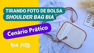 Como tirar Foto de Bolsa Costura criativa Cenário prático com o celular com Amanda Escola de Lojista