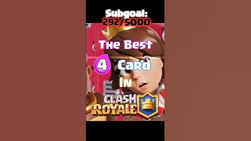 Best 4-Elixir Card?🔥🔥 #clashroyale #edit #newchannel #fyp #brawlstars #brawlin #itsmeissie
