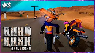 Road Rash: Jailbreak (Kaffe Boys, 'Kat', Grunt, course 3) ㅡ High Noon screenshot 5