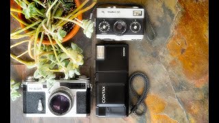 The Latest Haul: Nikon SP — Contax T Black Finish — Rollei 35