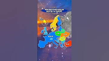 how much does 1 dollar worth in europe #map #europe #mapping #history #mapper #shorts #edit #video