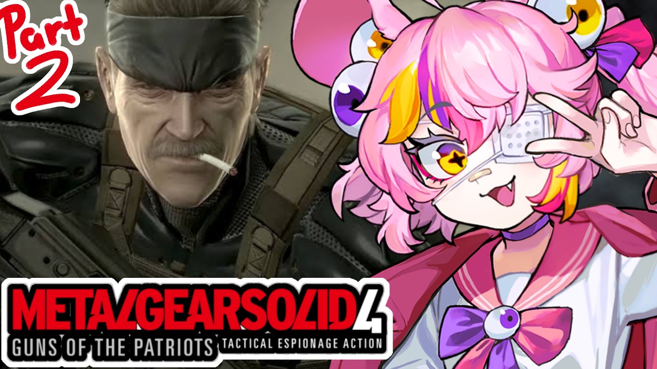 BLIND Playthrough Of Metal Gear Solid 4!! Part 2!【  Metal Gear Solid 4  】