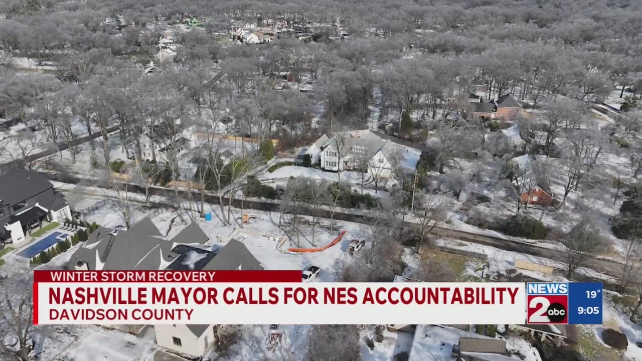 Nashville Mayor O'Connell calls for NES accountability