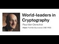 World-leaders in Cryptography: Paul Van Oorschot