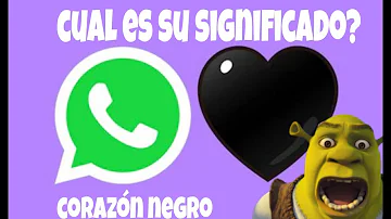 ¿Qué significa un corazón negro?