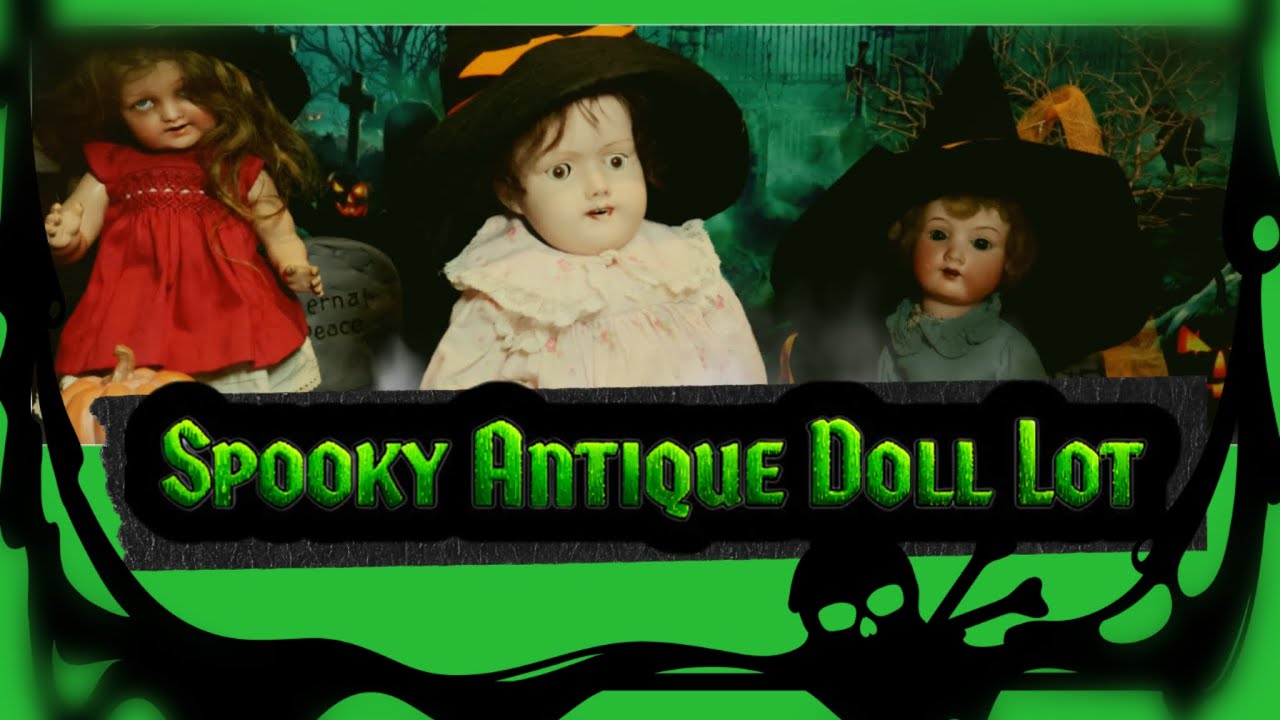 Spooky Antique Bisque Dolls Lot (Armand Marseille  Heubach Köppelsdorf )