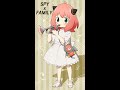 【描いてみた　SPYxFAMILY】コラボカフェのアーニャ　イラストメイキング　illustration Making　CLIPSTUDIO　 #Shorts