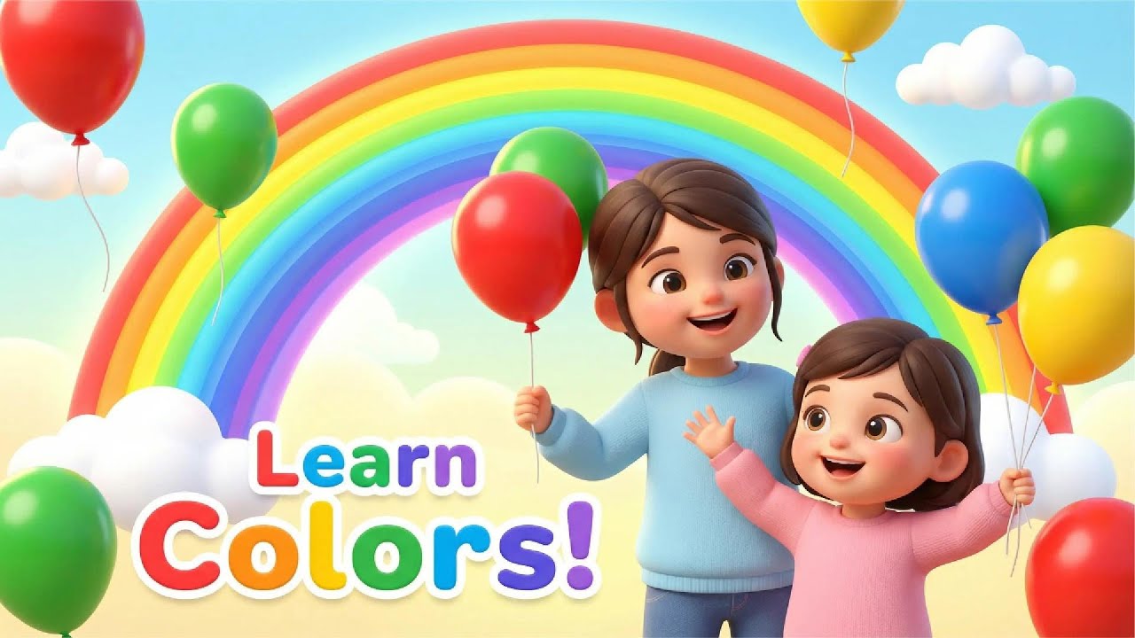 Colorful Balloons 🎈 | Learn Colors for Kids | Fun Balloon Song 🌈